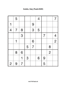 Sudoku - Easy A99 Print Puzzle