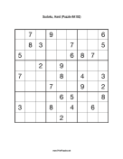 Sudoku - Hard A102 Print Puzzle