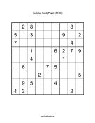 Sudoku - Hard A108 Print Puzzle
