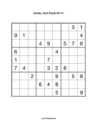 Sudoku - Hard A111 Print Puzzle