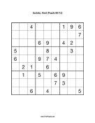 Sudoku - Hard A112 Print Puzzle