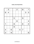 Sudoku - Hard A136 Print Puzzle