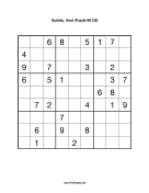 Sudoku - Hard A138 Print Puzzle