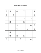 Sudoku - Hard A143 Print Puzzle