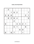 Sudoku - Hard A146 Print Puzzle