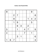 Sudoku - Hard A169 Print Puzzle