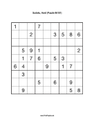 Sudoku - Hard A181 Print Puzzle