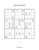 Sudoku - Hard A183 Print Puzzle