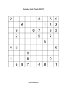 Sudoku - Hard A187 Print Puzzle