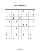 Sudoku - Hard A192 Print Puzzle