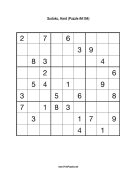 Sudoku - Hard A194 Print Puzzle