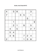 Sudoku - Hard A197 Print Puzzle