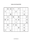 Sudoku - Hard A199 Print Puzzle