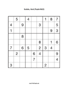 Sudoku - Hard A22 Print Puzzle