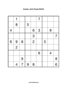 Sudoku - Hard A223 Print Puzzle
