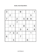 Sudoku - Hard A231 Print Puzzle