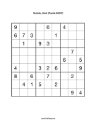 Sudoku - Hard A247 Print Puzzle