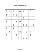 Sudoku - Hard A249 Print Puzzle
