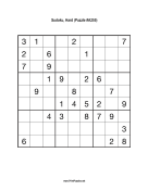 Sudoku - Hard A255 Print Puzzle