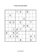 Sudoku - Hard A258 Print Puzzle
