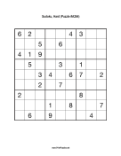 Sudoku - Hard A264 Print Puzzle