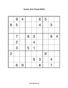 Sudoku - Hard A265 Print Puzzle