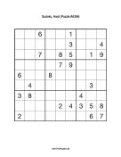 Sudoku - Hard A266 Print Puzzle