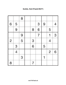 Sudoku - Hard A271 Print Puzzle