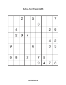 Sudoku - Hard A284 Print Puzzle