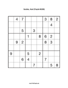 Sudoku - Hard A288 Print Puzzle