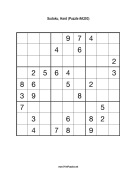 Sudoku - Hard A293 Print Puzzle