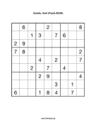Sudoku - Hard A294 Print Puzzle