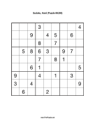 Sudoku - Hard A298 Print Puzzle