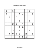 Sudoku - Hard A299 Print Puzzle