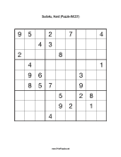 Sudoku - Hard A331 Print Puzzle
