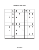 Sudoku - Hard A332 Print Puzzle