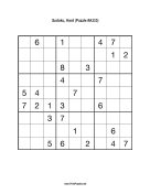 Sudoku - Hard A333 Print Puzzle