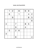 Sudoku - Hard A353 Print Puzzle