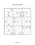 Sudoku - Hard A36 Print Puzzle