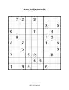 Sudoku - Hard A364 Print Puzzle