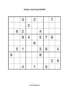 Sudoku - Hard A365 Print Puzzle
