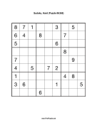 Sudoku - Hard A368 Print Puzzle