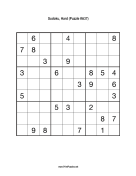 Sudoku - Hard A37 Print Puzzle