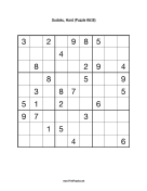 Sudoku - Hard A38 Print Puzzle