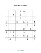 Sudoku - Hard A413 Print Puzzle