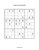 Sudoku - Hard A422 Print Puzzle