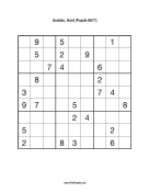Sudoku - Hard A71 Print Puzzle