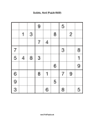 Sudoku - Hard A89 Print Puzzle