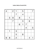 Sudoku - Medium A194 Print Puzzle