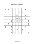 Sudoku - Medium A237 Print Puzzle